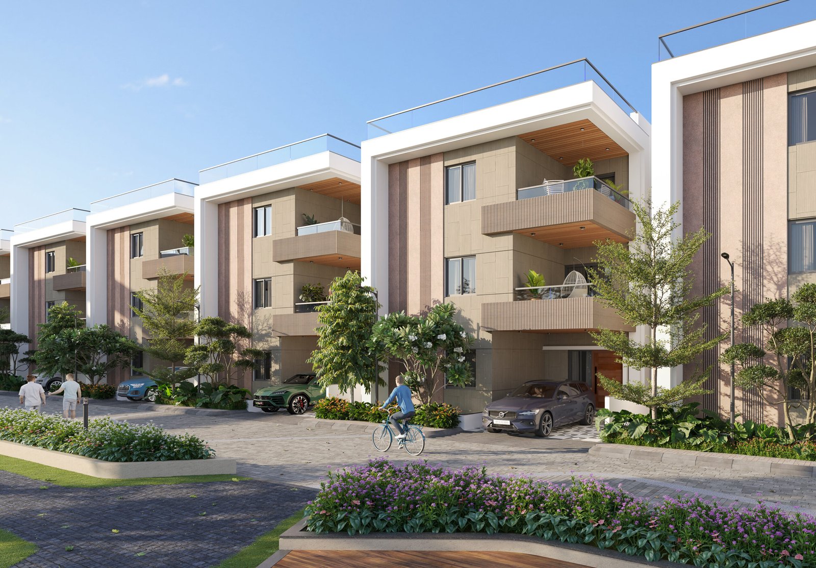 suprabhatha villas at kardanur - sslr infra developers - streetview