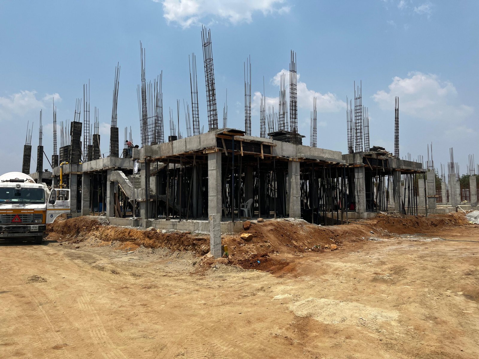 suprabhatha villas at kardanur - sslr infra developers - work progress